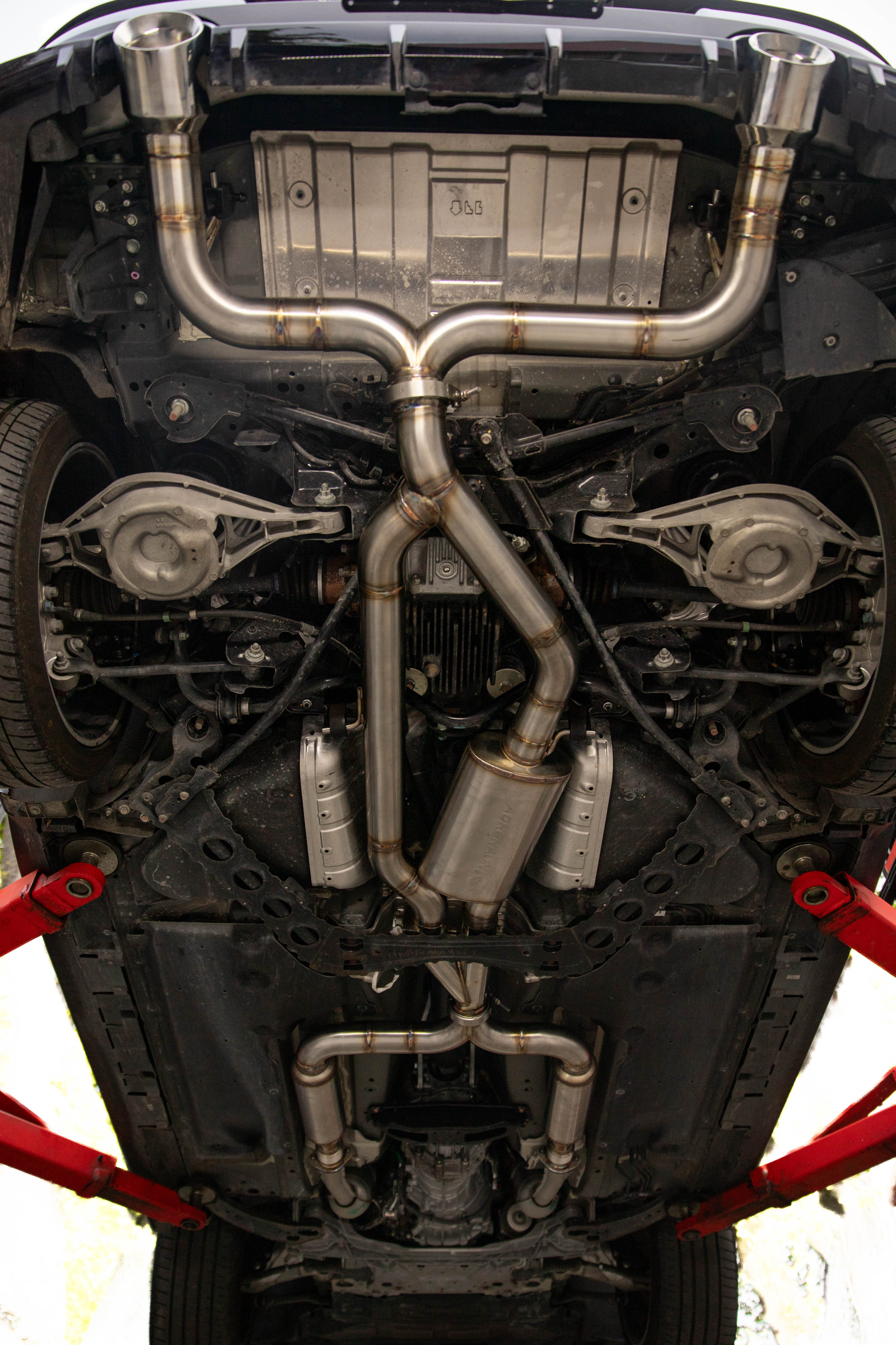 Vehicle performance modification in progress